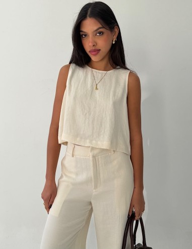 Musculosa sastrero twill Diana