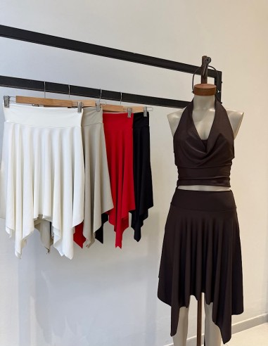 Falda Irregular  Microfibra Gaia
