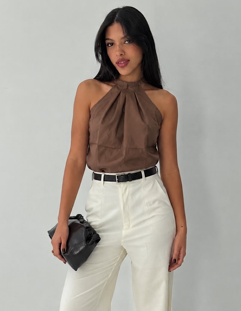 Top Halter Saten 2