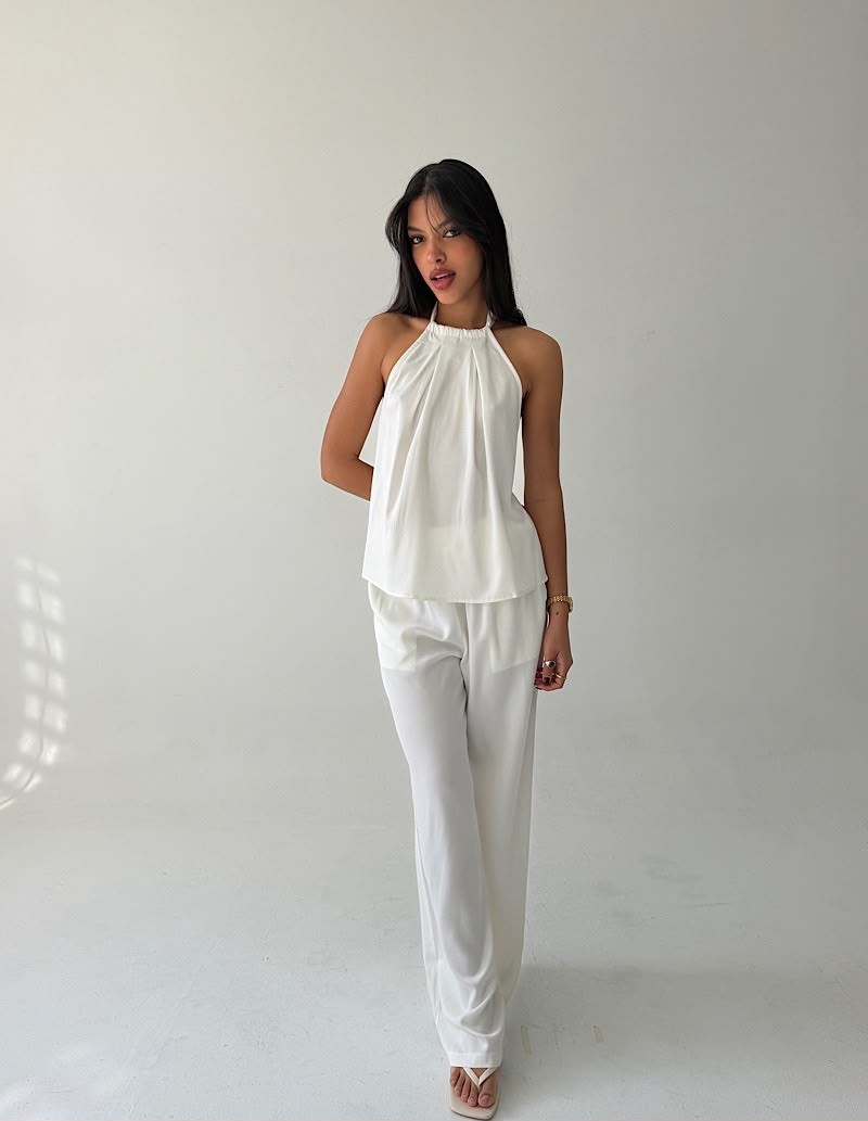 Top Halter Saten