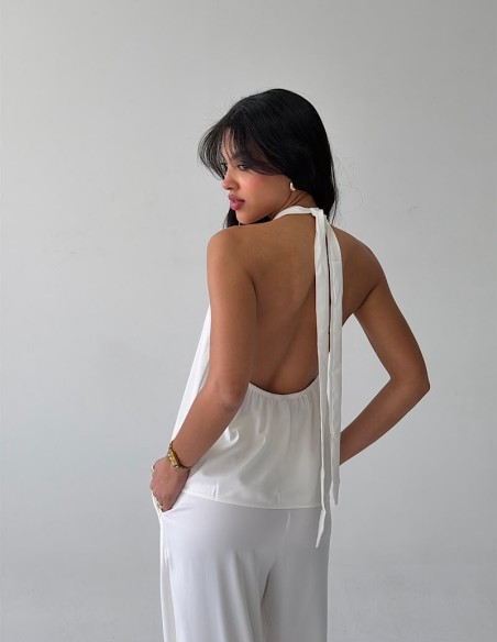 Top Halter Saten