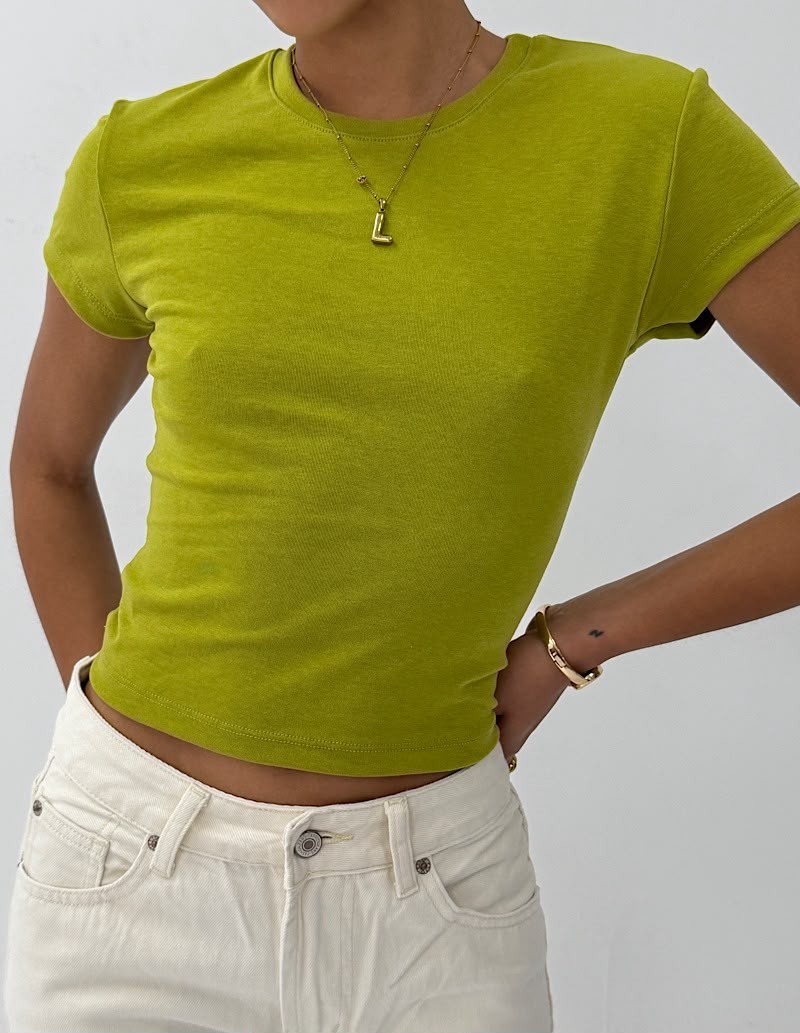 Remera Crop Jersey Ori