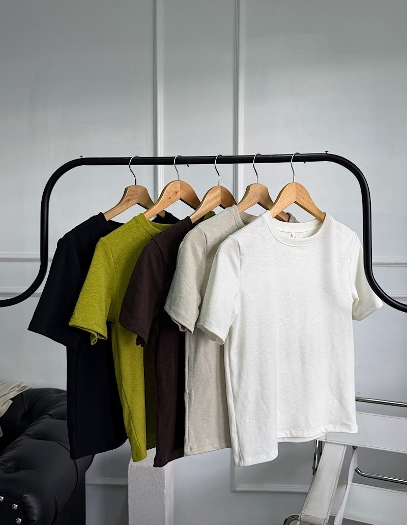 Remera Zara jersey diferenciado