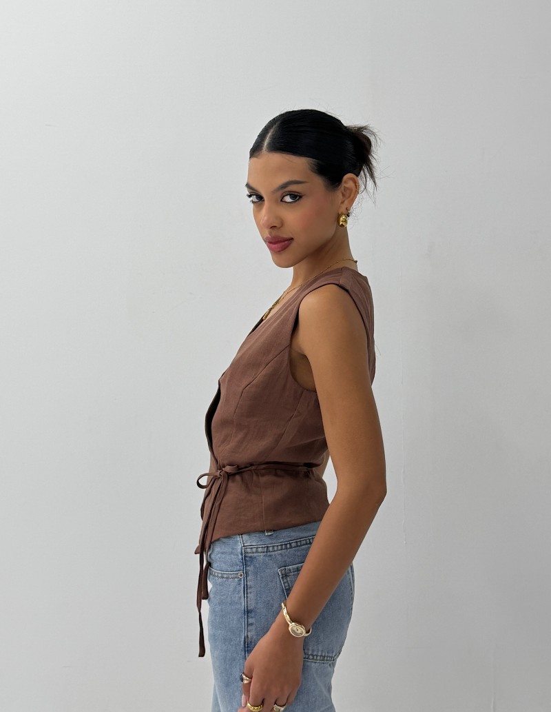 Chaleco sastrero twill irregular 2