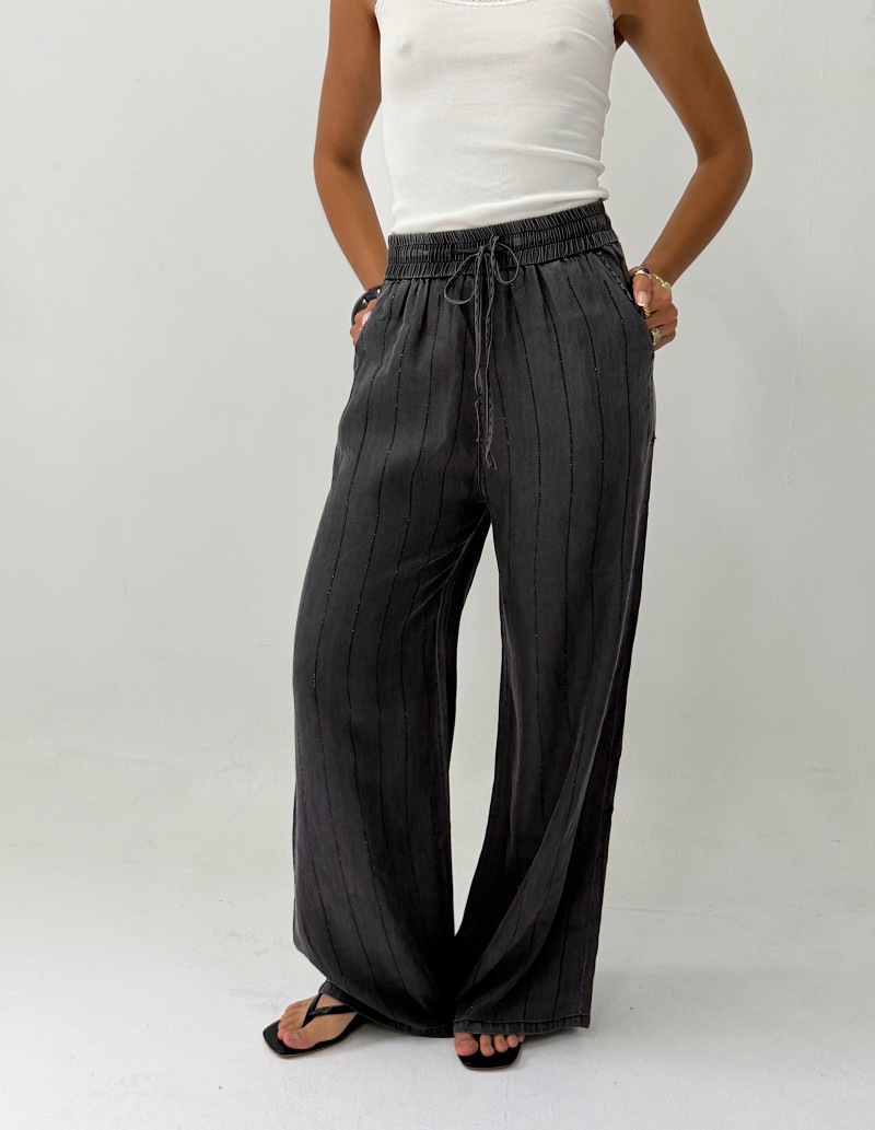 Pantalon Comfy Tencel con Brillo