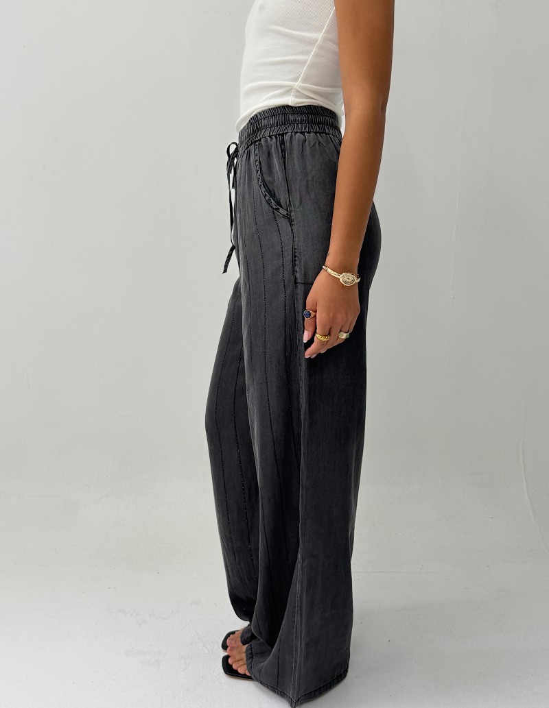 Pantalon Comfy Tencel con Brillo