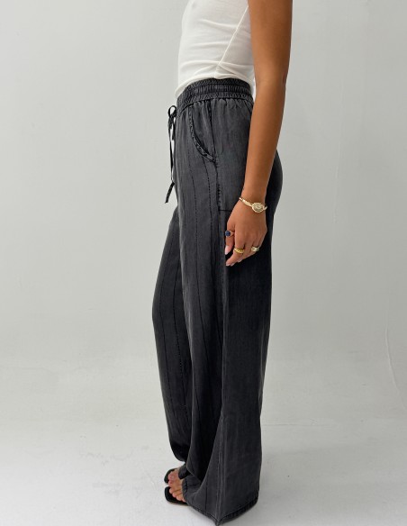 Pantalon Comfy Tencel con Brillo