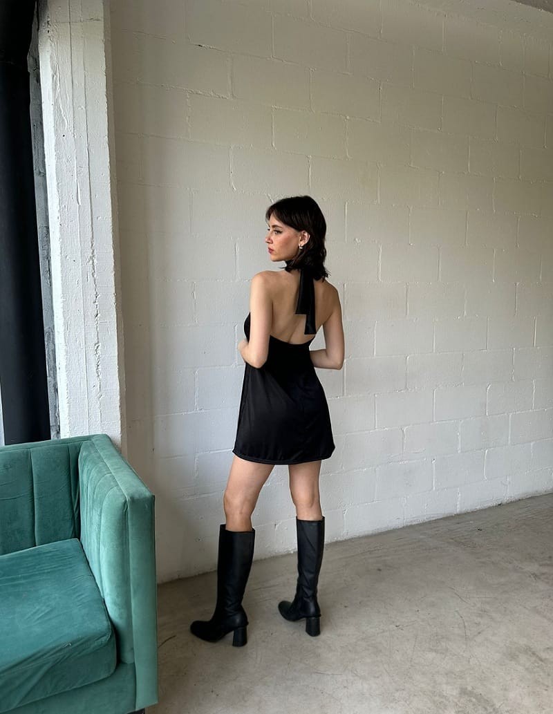 Vestido Halter Ribb 2