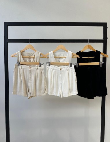 Conjunto Lino (Chaleco y Short)