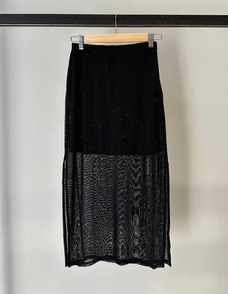 Pollera Giovanna C/Strass Negros