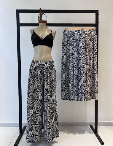 Palazzo Estampado Wide Leg