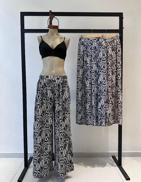 Palazzo Estampado Wide Leg