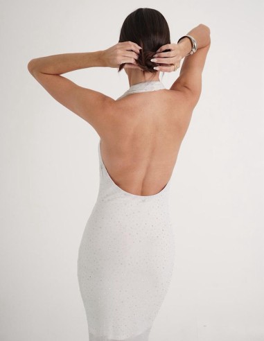 Vestido Halter C/Brillo Alicia