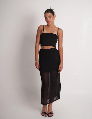 Pollera Giovanna C/Strass Negros