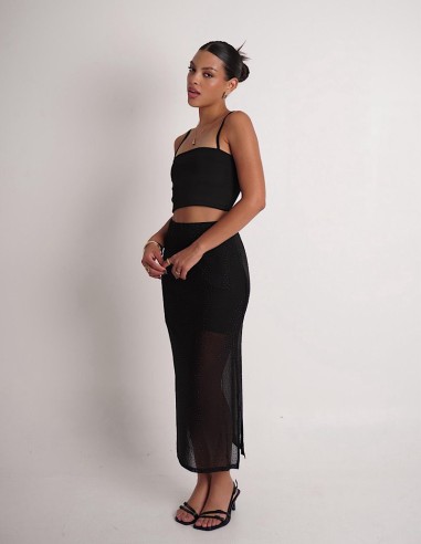 Pollera Giovanna C/Strass Negros