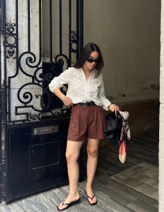 Camisa Grecia Broderie