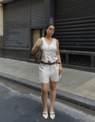 Conjunto Lino (Chaleco y Short)