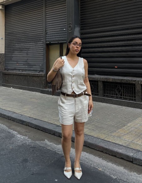 Conjunto Lino (Chaleco y Short)