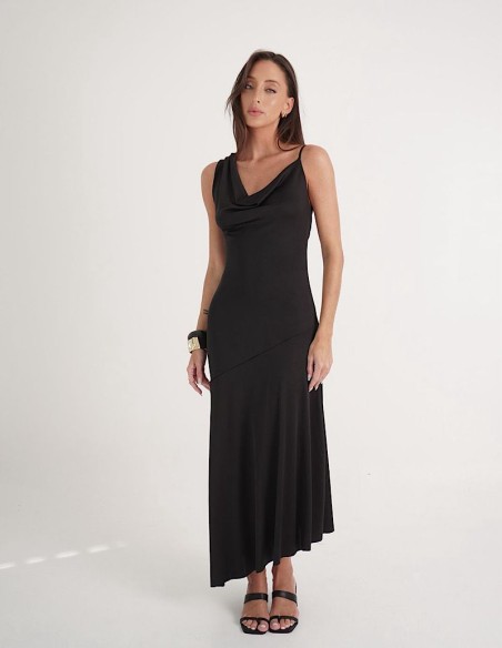 Vestido Eylin Ribb Satinado