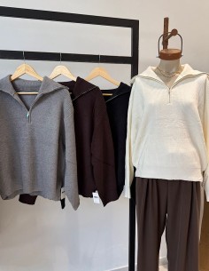 Sweater Overfit con Cierre Lola 2