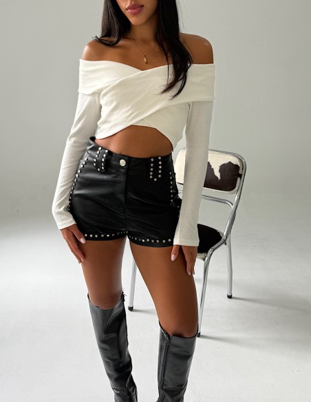 Short Cuerina Premium C/Tachas