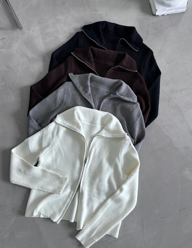 Campera Tejida Morgan (Doble Cierre)