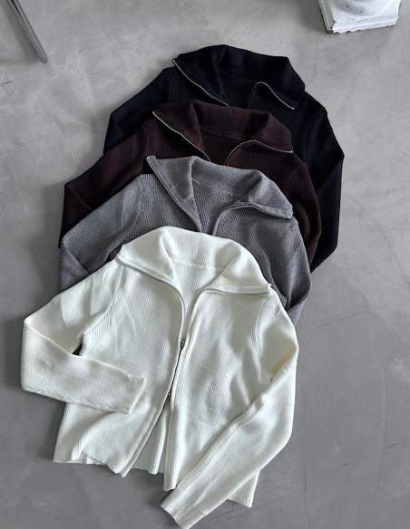 Campera Tejida Morgan (Doble Cierre)