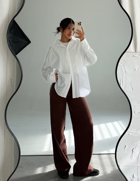 Camisa Clasica C/Bolsillo Poplin