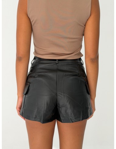 Skort Cargo Cuerina Premium