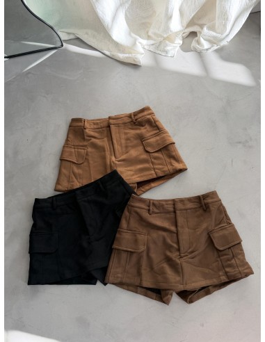 Skort Cargo Gamuza