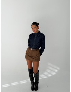 Skort Cargo Gamuza 2
