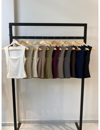 Top Adele Ribb Satinado