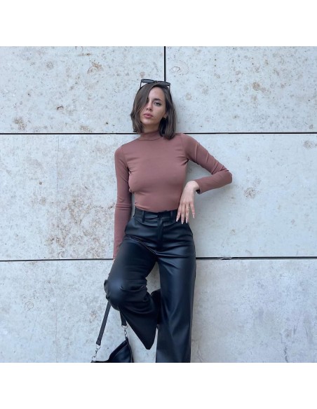 Pantalon Kendall Cuerina Opaca