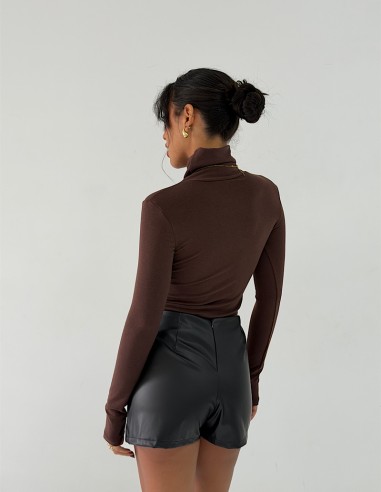 Skort Amber Cuerina Opaca