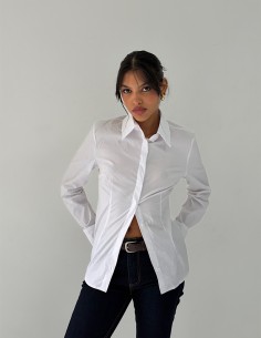 Camisa Entallada Poplin Elastizado 2