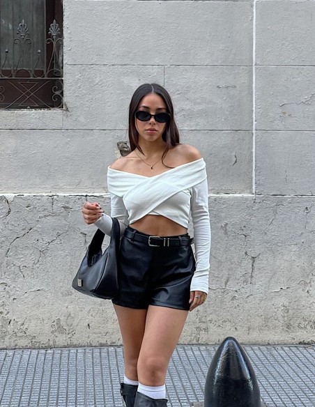 Short Cuerina Sharon