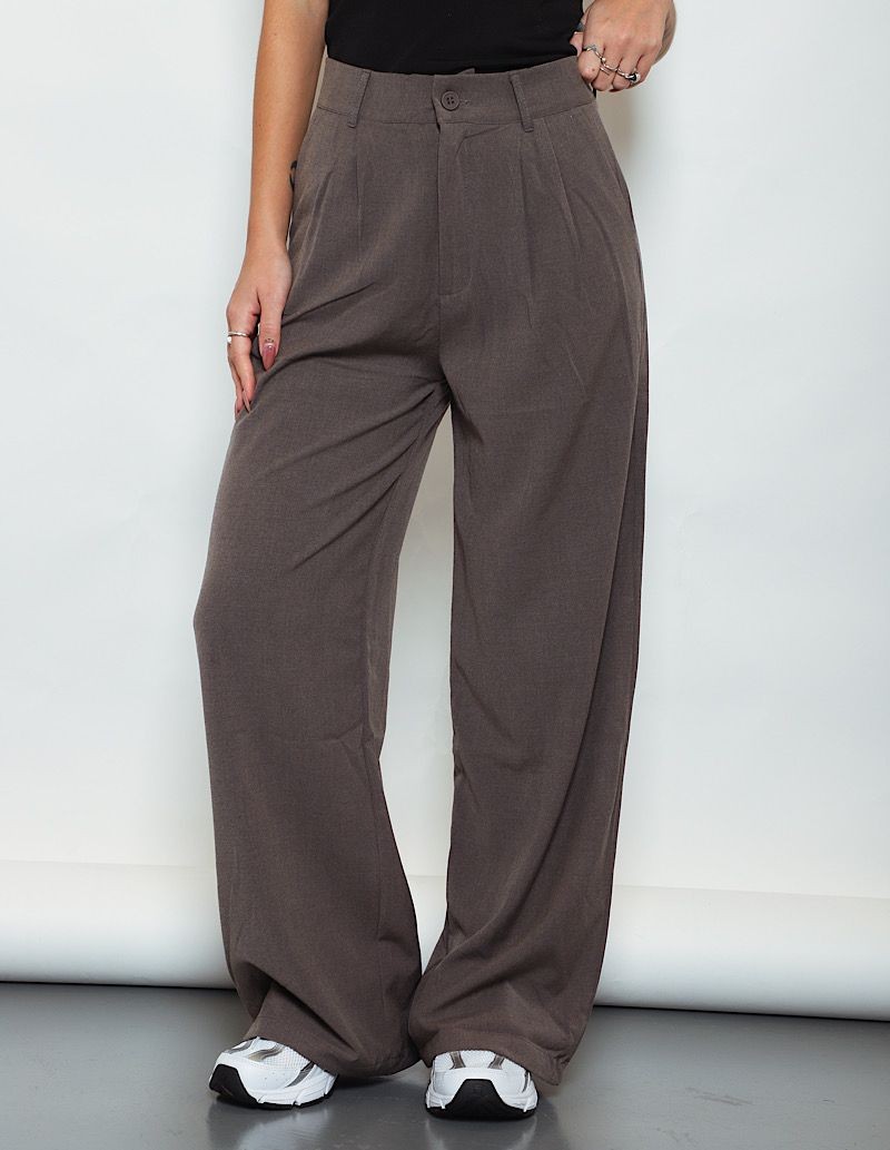 Pantalon Wide Zara Doble Pinza