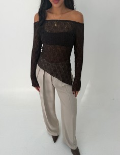 Remera Ambar Crochet