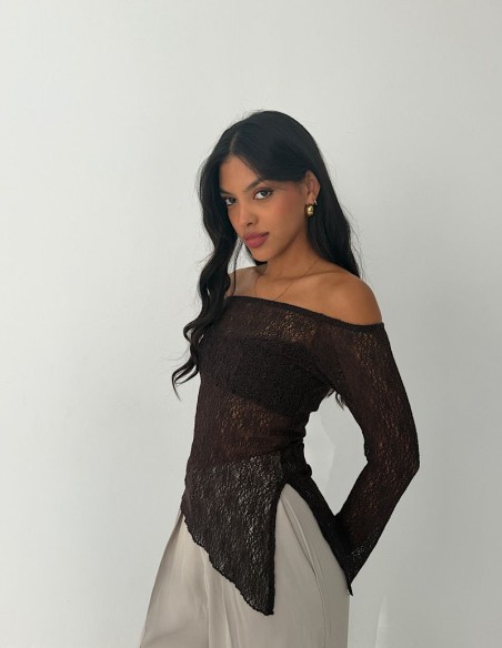 Remera Ambar Crochet