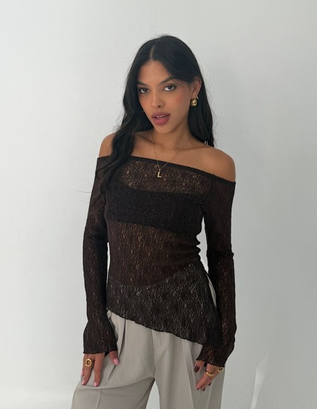Remera Ambar Crochet