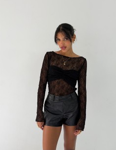 Remera Encaje Gia