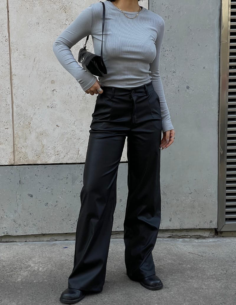 Pantalon Haidi Cuerina Opaco