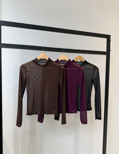 Remera Media Polera Mika Microtull