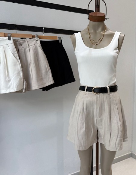 Short Sastrero Lino Boston