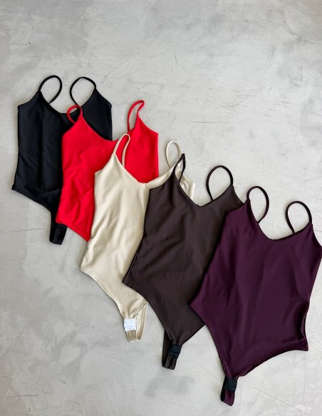 Body Lucia Escote V Microfibra
