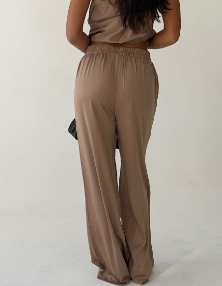 Pantalon Elastico Saten