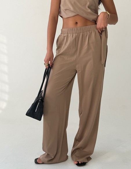 Pantalon Elastico Saten