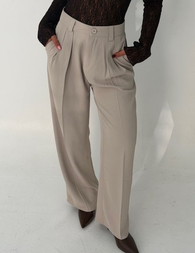 Pantalon sastrero recto doble pinza Guada
